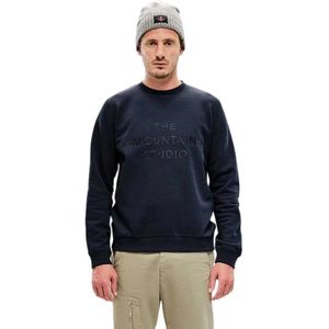 The Mountain Studio Organic Cotton Original Tms Crew Sweatshirt Blauw XL Man