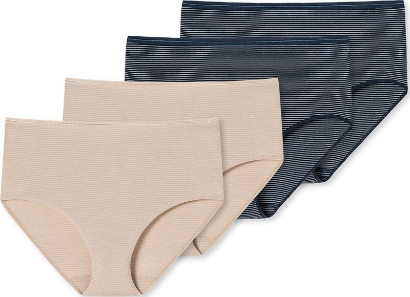 SCHIESSER Slip ' Modal Essentials '  beige / navy