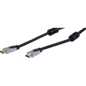 HQSS5550 - HDMI naar HDMI kabel - 1.5 m - Zwart