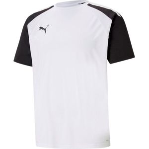 Puma Teampacer Shirt Korte Mouw Kinderen - Wit / Zwart | Maat: 152