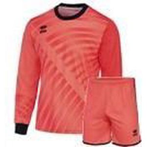 Errea Keeperstenue - Shirt en broekje - Pesca/Zwart - Maat S