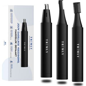 Neustrimmer 3-in-1 precisionpro oplaadbaar - Neushaartrimmer voor mannen en vrouwen - Wenkbrauw trimmer