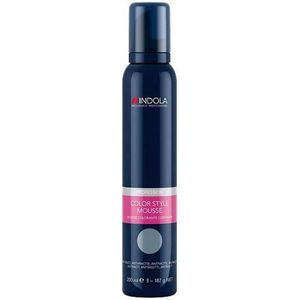 Indola Color Style Mousse Rood - Haarmousse - 200 ml