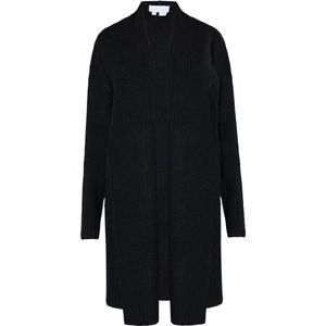 usha - Gebreid Vest - Lange Jas - Wit - WHITE LABEL