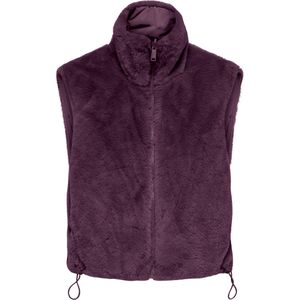 Only - Onldana Faux Fur - Gilet - Mauve Wine - Dames