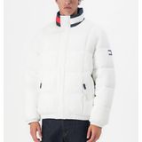Tommy Jeans - DNA Collar Puffer - Gevoerde Jas - Wit - Waterafstotend