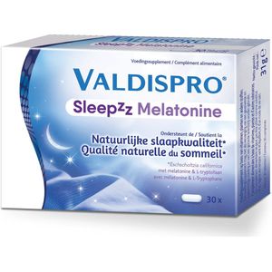 Valdispro Sleepzz Melatonine 30 tabletten - ondersteunt de natuurlijke slaapkwaliteit