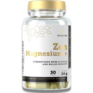 Golden Tree Magnesium - Magnesium tabletten - Spierherstel - Spieren behouden - 30 capsules
