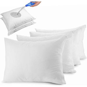 Waterdichte Kussenbeschermer - 50x70 - Antibacterieel - Vocht Beschermend - Met Rits