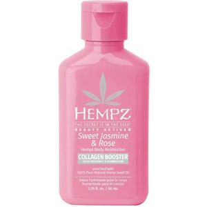 Hempz Original Sweet Jasmine & Rose Herbal Body Moisturizer 66 ml - Hydraterende Crème - Body Lotion voor Dames en Heren - Hydraterend & Verzachtend - Jasmijn Rozen