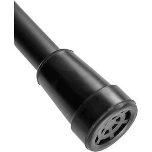 Opvouwbare Onderarm Kruk - Volwassenen - Opvouwbare Loopkruk - Elleboogkruk met Open Manchet - Zwart - 1 stuk Kruk