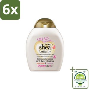 Treaclemoon – Bodylotion – Creamy Shea Butterfly – 250 ml - Voordeelverpakking - 6 stuks - Bodylotion - Shea butter