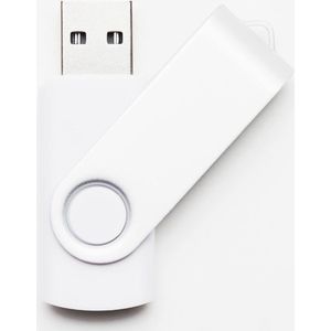 USB Flash Drive - Witte - 256MB - 100 Stuks - USB 2.0 Swivel Design