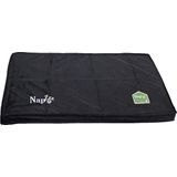 NapZZZ benchkussen waterproof Zwart Maat L: 89x54x5 cm