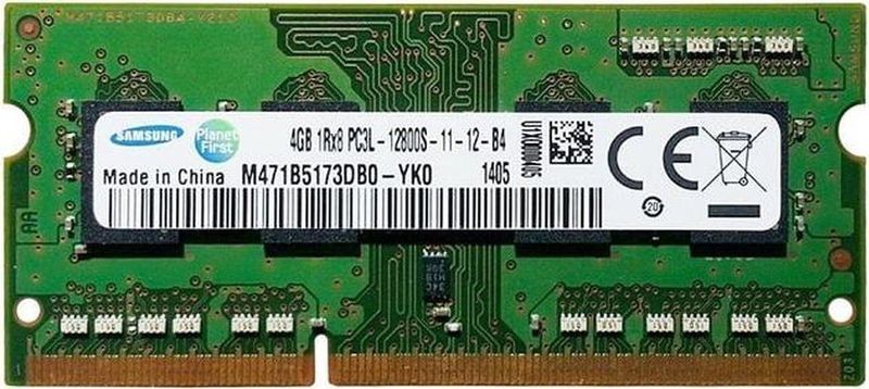 Samsung DDR3 1600MHz 4GB 2Rx8 PC3L-12800S
