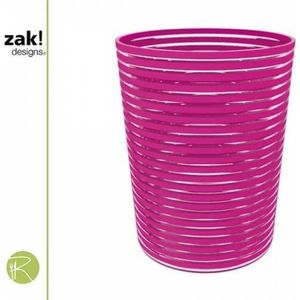 ZaK!Designs Swirl IJsemmer - Diameter 15 cm - Hoogte 20 cm. - Roze