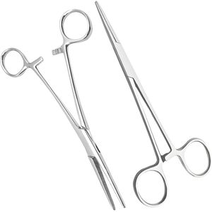 Zelfvergrendelende tang - 14 cm roestvrijstalen piercingtang voor knutselen en DIY