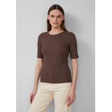 Katoenmix - Geribd T-shirt - Zacht - Stretchy - Korte Mouwen