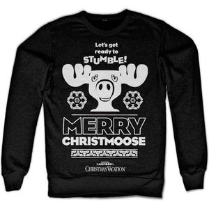 National Lampoon's Christmas Vacation Sweater/trui -XL- Merry Christmoose Zwart