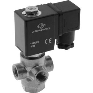 Magneetventiel TP-DA 1/4'' 3/2 Weg NC RVS EPDM 0-3.2bar 230V AC - TP-DA014S040E-230AC