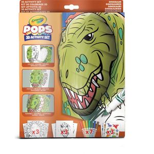 Crayola - POPS - Hobbypakket - 3D-Activiteiten Voor Kinderen - Dinosaurus Thema