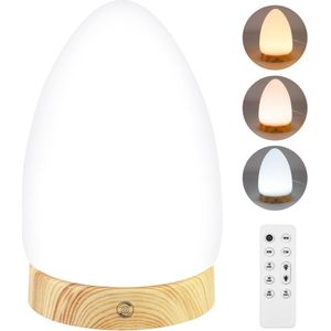 Lichttherapie Lamp - Wit en Bruin - Daglichtlamp - Bureaulamp