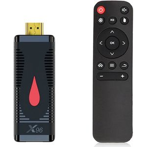 DrPhone NovaStream - HD Android TV Mediaplayer Stick – Android 10.0 – 1GB RAM 8GB ROM - H313 Quad-Core Cortex-A53 CPU – HDM 2.1 Uitgang - WiFi 2.4G - SD-kaartslot - Zwart