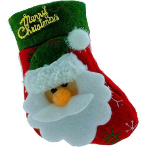 Knaak Kerstsok Kerstman voor bestek en/of in de kerstboom - 1 stuk - Kerstdecoratie