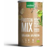 Purasana Vegan Erwt Hennep Zonnebloem Pompoen Proteine Mix Banaan BIO 400 gr