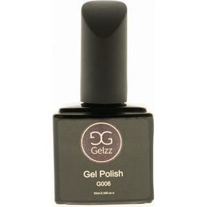 Gelzz Gellak - Gel Nagellak - kleur Mauve Splash G006 - Paars - Dekkende kleur - 10ml - Vegan