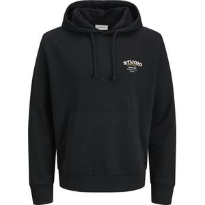 Jack & Jones - Jjyuki Sweat Hood - Trui - Zwart
