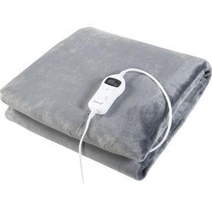 Elektrische deken Archi warmtedeken 200x150 cm lichtgrijs