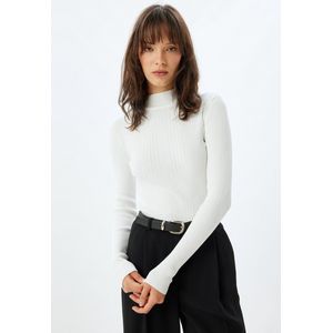 Rechte kraag Normaal Sweater