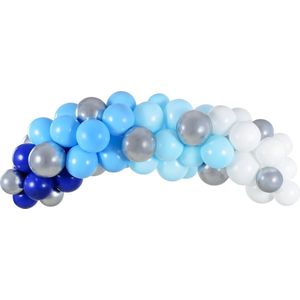 Ballon Versiering Blauw - 60 stuks