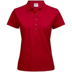 Tee Jays Dames/dames Luxe Stretch Poloshirt (Rood)