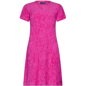 Dames Nachthemd Rebelle - Full Bloom - Badstof - Roze - Maat 44