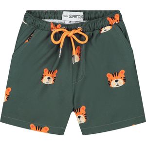 Supercute sneldrogend zwembroek zwemshort Tijger maat 86-92