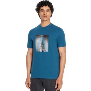 Armani Exchange 6rztlb-zjbyz T-shirt Met Korte Mouwen Blauw L Man