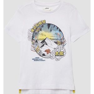 s.Oliver - T-Shirt - Met Print - Korte Mouwen