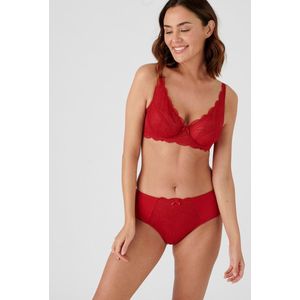 Damart - Beugelbeha, foulardmodel - Dames - Rood - 90