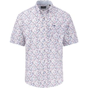 Fynch Hatton - 15045321 - Overhemd - Premium Flower Print - Korte Mouwen