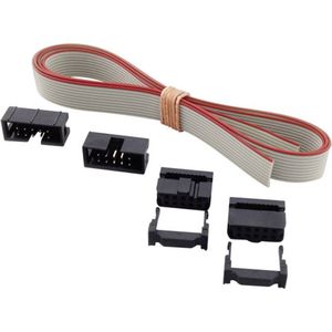 BKL Electronic 10122100 Pinconnectorset Met trekonlasting Rastermaat: 2.54 mm Totaal aantal polen: 10 Aantal rijen: 2 1