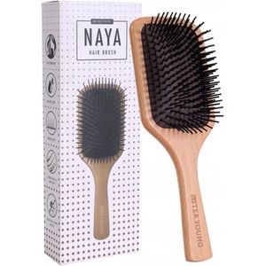 Sister Young Naya Houten Paddle Brush - Zacht Borstelen