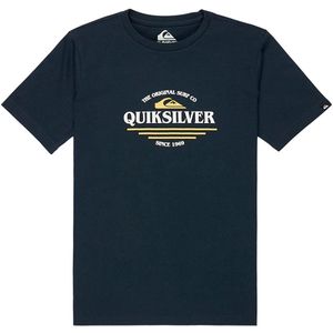 Quiksilver - Ev Type Line - T-shirt - Blauw - Korte Mouwen - Jongens