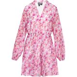 DreiMaster Vintage Blousejurk 'Vintage'  duifblauw / lila / pink / rosa