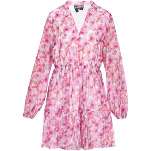 DreiMaster Vintage Blousejurk 'Vintage'  duifblauw / lila / pink / rosa