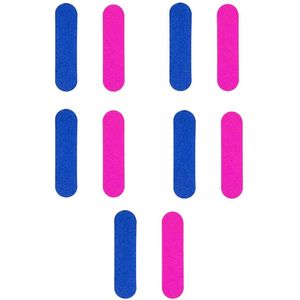 Mini nagelvijl - dubbelzijdig ontwerp - 1 stuk - hoogwaardig schuurpapier