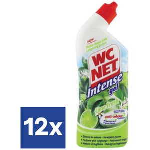 WC Net Intense Gel Lime Fresh WC Reiniger (Voordeelverpakking) - 12 x 750 ml