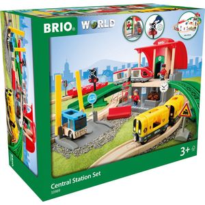 BRIO Centraal Stationset - 33989 - Treinbaan