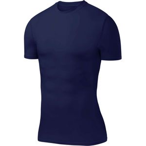 PowerLayer Jongens Compression Basislaag Top Korte Mouw Thermisch Ondershirt - Zwart, 6-8 Jaar